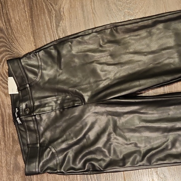 ❤️ NWT! ZARA HIGH RISE VEGAN LEATHER SKINNY PANTS / LEGGINGS, MEDIUM - Picture 10 of 16